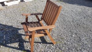 hardwood outdoor chair