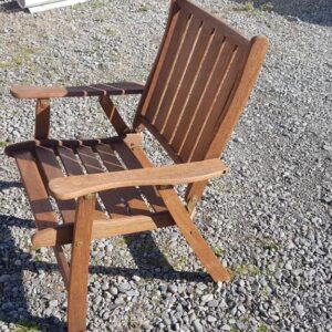 hardwood outdoor chair